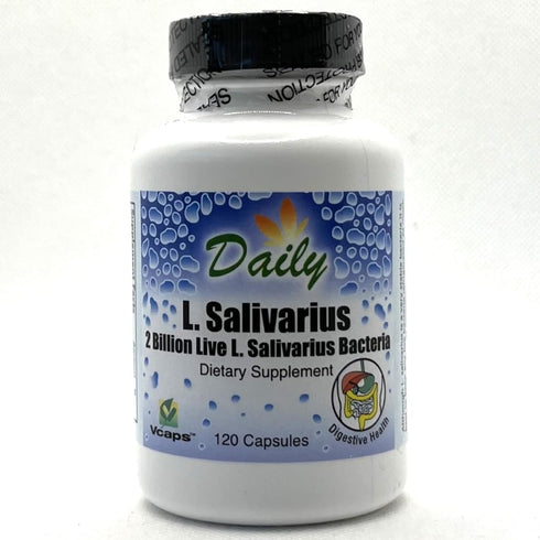 Daily Manufacturing L-Salivarius (Probiotic) 120 Delayed-Release Capsules...