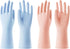 COOLJOB 2 Pairs Rubber Gloves for Dishwashing Cleaning, Cotton Lined Household Gloves, Waterproof Gloves for Kitchen Bathroom, Orange & Blue, Medi...