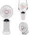 Portable Handheld Fan Small Handheld Fan Type-C Rechargeable 2000mAh Desk Personal Fan 90°Adjustable Neck Fan with 5 Speed Wind LED Display for Ho...