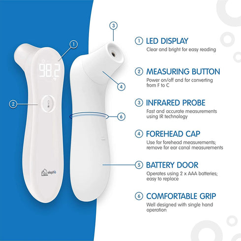 eTherm Infrared Ear & Forehead Thermometer...