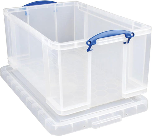 REALLY USEFUL OFFICE BOX CLEAR 64LT 64C...