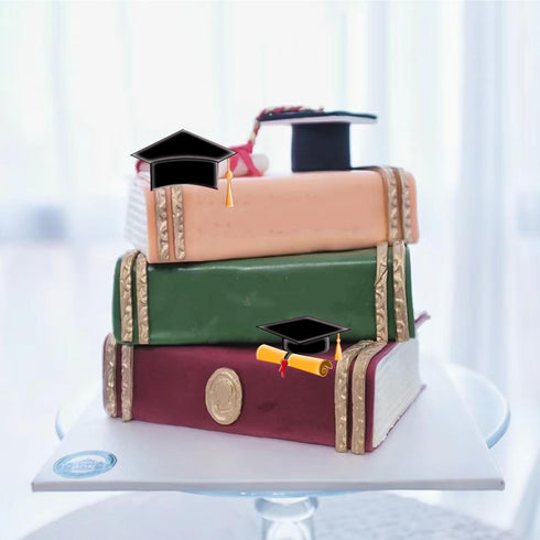 Nurse Graduation Themed Fondant Molds Doctor Nurse Grad Hat Silicone Mold for DIY Cake Decoration Cupcake Topper Chocolate Candy Gum Paste Polymer...
