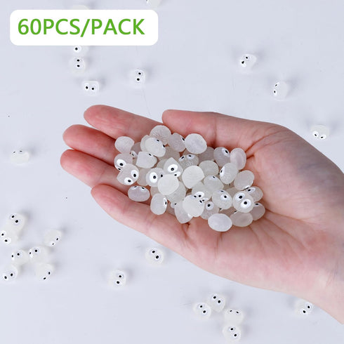 Glow in The Dark Tree Elves Fairy 60Pcs Mini Resin Elf Fairy Garden Accessories Little Briquettes Elves Miniature Figurines, Micro Landscape Gnome...
