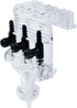 2-Way Aquarium Air Check Flow Control Switch Gang Valve, Aquarium Accessories for Splitter, Tank, Pump(Clear, Black)...