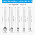 Mini Measuring Spoon Set, Heavy Duty Stainless Steel Measuring Spoons for Cooking Baking, Tablespoon Teaspoon for Dry or Liquid Ingredients, Fits ...