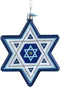 Kurt Adler Noble Gems Star of David Hanukkah Ornament, 3.25-Inch...