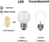 Frosted E26 LED Bulb 4W Dimmable Warm White 2700K, 40 Watt Equivalent LED Light Bulbs, G16.5 Edison LED Frosted Globe Light Bulbs, Vintage Light B...