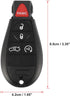 X AUTOHAUX Replacement Keyless Entry Remote Car Key Fob 433Mhz 5 Buttons OE# 56046773AA for Dodge Dart 2013-2016...