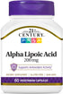 21st Century Healthcare Alpha Lipoic Acid 200 mg, 60 Count Vegetarian Capsules...