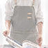 carrotez Chef Apron, Waterdrop Resistant Cotton Canvas Cross Back Adjustable Apron, M-XXL (Light Grey)...
