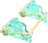 DUROCK Stabilizer V2, Screw in Stabilizers with 2u 6.25u 7u Wires, PCB Mount Keyboard Stabilizers for Mechanical Keyboards (V2 Teal 80% Kit)...