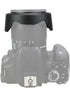 JJC Reversible Lens Hood Shade Protector for Canon EF-S 10-18mm f/4.5-5.6 is STM Lens on Camera Rebel T7i T8i T7 T6S T6i T5i T5 SL3 SL2 EOS 90D 80...