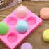 6-Cavity 3D Macaron Hamburger Silicone Mold for Fondant, Cake/Cupcake Decorating, Baking, Gum Paste, Chocolate, Candy, Polymer clay, Mini Soap, Ba...