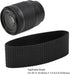 Lens Zoom Grip Rubber Ring, Lens Grip Rubber Circle Zoom Lens Ring Lens Replacement Parts Compatible with EF S 18?55mm F 3.5?5.6 is STM Lens...