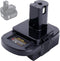 Lasica Adapter Compatible with DeWalt 20V Battery & Compatible with Milwaukee M18 Battery to Replacement for Ryobi 18-Volt ONE+ Cordless Tool Batt...