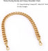 25 Inch Trendy Chunky Metal Chain Purse Handle Shoulder Strap Replacement for Handbag (Yellow Gold)...