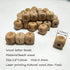 Beech Alphabet Letter Beads 100pc 12mm Square Shape Beech Wood Letter Beads Necklace Accessory DIY Jewelry Beads...