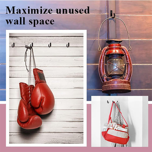 10 Pieces Zinc Alloy Antique Wall Mounted Delicate Small Hooks with Screws for Home Hanging Keys Hanging Towel Hanging Hat Coat Kitchen Supplies e...