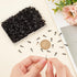 PH PandaHall 1000pcs Mini Brads Fasteners Black Metal Paper Fasteners Iron Scrapbooking Brads Pastel Brads for Paper Crafts School Project Decorat...