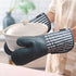 Silicone Oven Mitts Heat Resistant 932? with Waterproof & Non-Slip Kitchen Mittens, Set of 2 Extra Long Oven Gloves with Soft Cotton Terry Lining ...