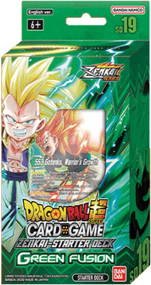 Dragon Ball Super TCG 19 SD19 Green Fusion Starter Deck...
