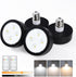 Black Battery Light Bulb, Battery Operated Puck Lights with Remote, AA Battery powered E26 Bulb with Memory Function, dimmable cordless light bulb...