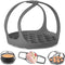 Pressure Cooker Sling, Silicone Bakeware Sling for 3Qt Instant Pot, Multi-function Cooker Anti-scalding Bakeware Lifter Steamer Rack, BPA-Free Sil...