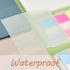 BAYTORY Transparent Sticky Notes, 3 x 3 inch Clear Waterproof See Through Memo Pad, Self-Adhesive Translucent Writable Index Tabs for Annotating B...