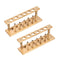 uxcell Wooden Test Tube Holder Rack 6 Wells 6 Pins for 16-20mm Centrifuge Tubes 2Pcs...