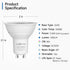SHINESTAR 6-Pack GU10 LED Bulb, 5.5W (50W Equivalent), Dimmable Recessed Light Bulbs, 5000K Daylight White, 500LM, GU10 Base...