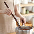 6-Pairs 16.5-Inch Wooden Cooking Chopsticks Set - Long Reusable Chopsticks for Wok Cooking, Noodle Frying, and Asian Deep-Frying - Ideal for Kitch...