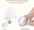 LINEWAY Rechargeable Light Bulbs with Remote, Battery Operated Light Bulb 2000mAh E26 Detachable Charging, 15 Colors Selectable/Timer/Dimmer Puck ...