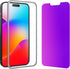 Compatible with iPhone 13/iPhone 14/iPhone 13 Pro Privacy Screen Protector 6.1 inch Display, Purple Gradient Colorful Anti Spy Blue Light HD Tempe...