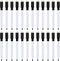 Magnetic Dry Erase Markers 24 Pack Whiteboard Erase Markers with Erasers Cap for Whiteboard, Dry-Erase Boards, School, Office and Home, Black...