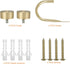 Premium Curtain Holdback, Quality Metal Decorative Curtain Holdbacks with Zinc Alloy Cap Finials,Rust-Proof, Set of 2 Window Curtain Holdbacks,Bra...