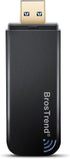 BrosTrend 1200Mbps USB WiFi Network Adapter for Laptop, Desktop PC of Windows 11/10/8/7, USB 3.0, Wireless Adaptador AC1200 Dual Band 5GHz/2.4GHz...