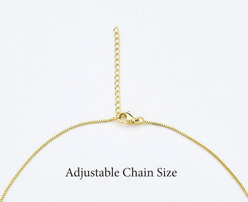 14K Gold Plated Monogram Initials, Alphabet Pendant Letter A to Z Necklaces for Women with Gift Box | Adjustable Chain, Minimalist, Tiny Dainty Al...