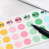 80pcs Color Blank Waterproof Self-Adhesive Labels, Removable Labels Stickers for Daycare,Jars,Food Containers,Baby Water Bottles,Office and Kids S...