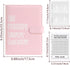 Toguma 100 Envelopes Money Saving Challenge Book, Easy and Fun to Save to 5,050, Savings Challenges Book with Envelopes Clearly Visible Budget Pla...