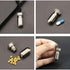 Small Titanium Pill Case with Keychain, Waterproof Pill Holder Container, Portable Mini Size Pill Box Case for Outdoor Travel Camping......