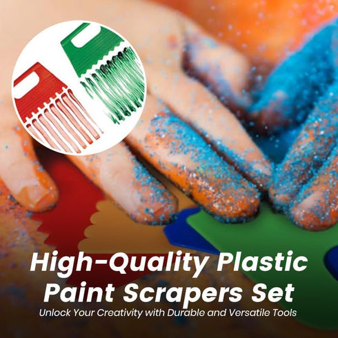 7Pcs Textured Art Supplies Kit Paint Scrapers for Drawing Artists Acrylic Painting Texture Tools Canvas Spatula Set for DIY Crafts Learning Knife ...