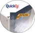 QuickFit View Binder, 3-Ring Binder, Angle D Ring, 1.5 Inch, Black...