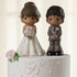 Precious Moments Perfect Couple Bride, Brunette Hair With Medium Skin Tone Bisque Porcelain Wedding Figurine & Cake Topper, 172065...