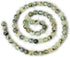 60PCS 6mm Natural Prehnite Gemstone Smooth Surface Round Loose Beads for Jewelry Making 1 String 15 Inches...
