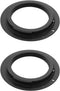 2pcs Camera Lens Adapter Ring 42mm ID 65mm OD Aluminum Alloy Camera Lens Mount Ring Compatible with Canon EOS Camera 300D 350D 400D 450D...