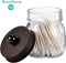 SheeChung 4 Pack Apothecary Jars with Lids, Bathroom Organizers and Storage, Qtip Holders Set, Bathroom Decor, Small Mason Jars for Q-tips, Cotton...
