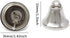 Honbay 20PCS 36mm/1.42inch Silver Jingle Bells Bridal Bells Christmas Bells Decoration Bells for Dog Potty Training, Housebreaking, Making Wind Ch...