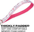 EcoBark Dog Leash - Soft & Reflective Comfort Leash with Padded Handle - Strong Durable Heavy Duty - Training and Pulling for Small, Medium or Lar...