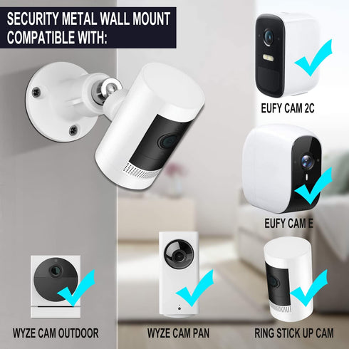 Security Wall Mount for Arlo Pro, Arlo Pro 2, Arlo Ultra, Arlo Pro 3, Arlo Go, Arlo Essential Spotlight Camera, Adjustable Indoor/Outdoor Mounting...