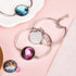 DROLE 20Pcs Cabochon Bracelet Settings Kit-10Pcs 20mm Antique Silver Adjustable Bracelet Blank with 10Pcs 20m Round Clear Glass Cabochons for Jewe...